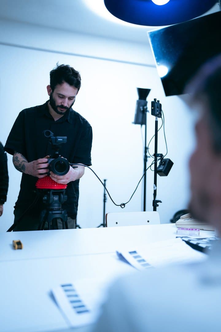 Sesión de fotografía de producto en estudio