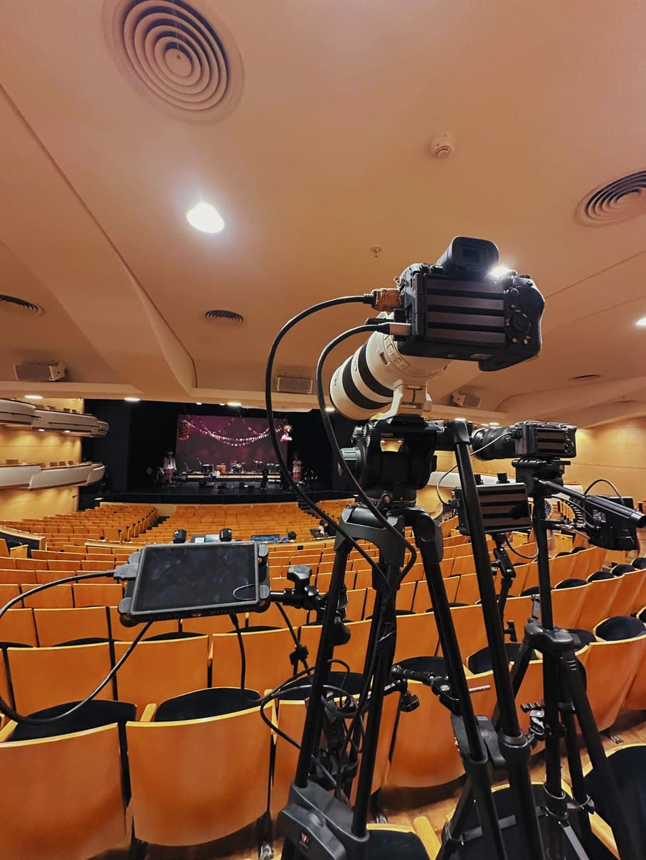 Cobertura multicámara en un teatro